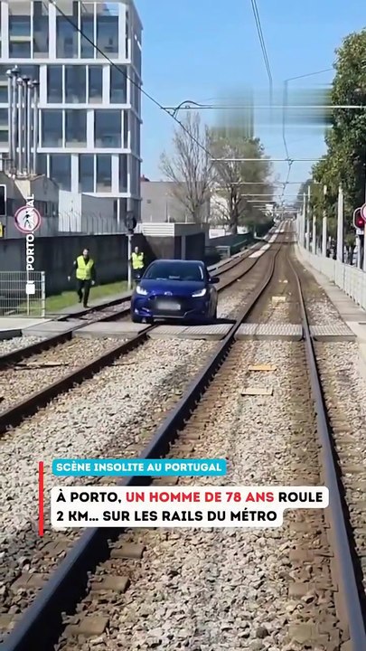🚇 Porto : Un homme de 78 ans roule en voiture sur la ligne de métro pendant 2 km en passant par 4 stations