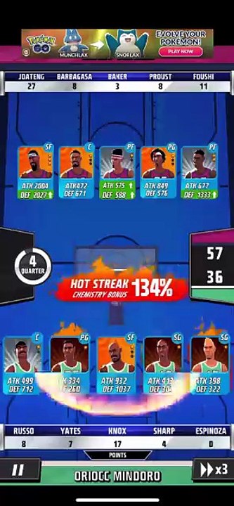 Rival Stars (Campaign Advanced #27) OriOcc Mindoro VS Crazy Snakes #videogames#rivalstars