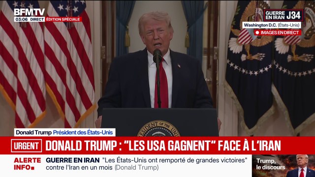 Guerre au Moyen-Orient: Jamais je n'autoriserai l'Iran à obtenir l'arme nucléaire , martèle Donald Trump, président des États-Unis