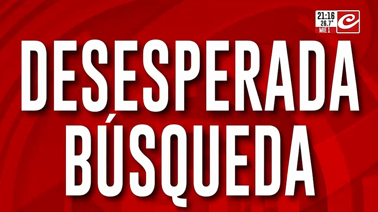 Desesperada busqueda