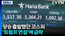 상승 출발했던 코스피, '트럼프 연설'에 급락 / YTN