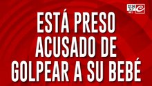Está preso acusado de golpear a su bebé. asegura que es mentira