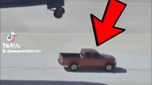 A small truck saved passenger plane