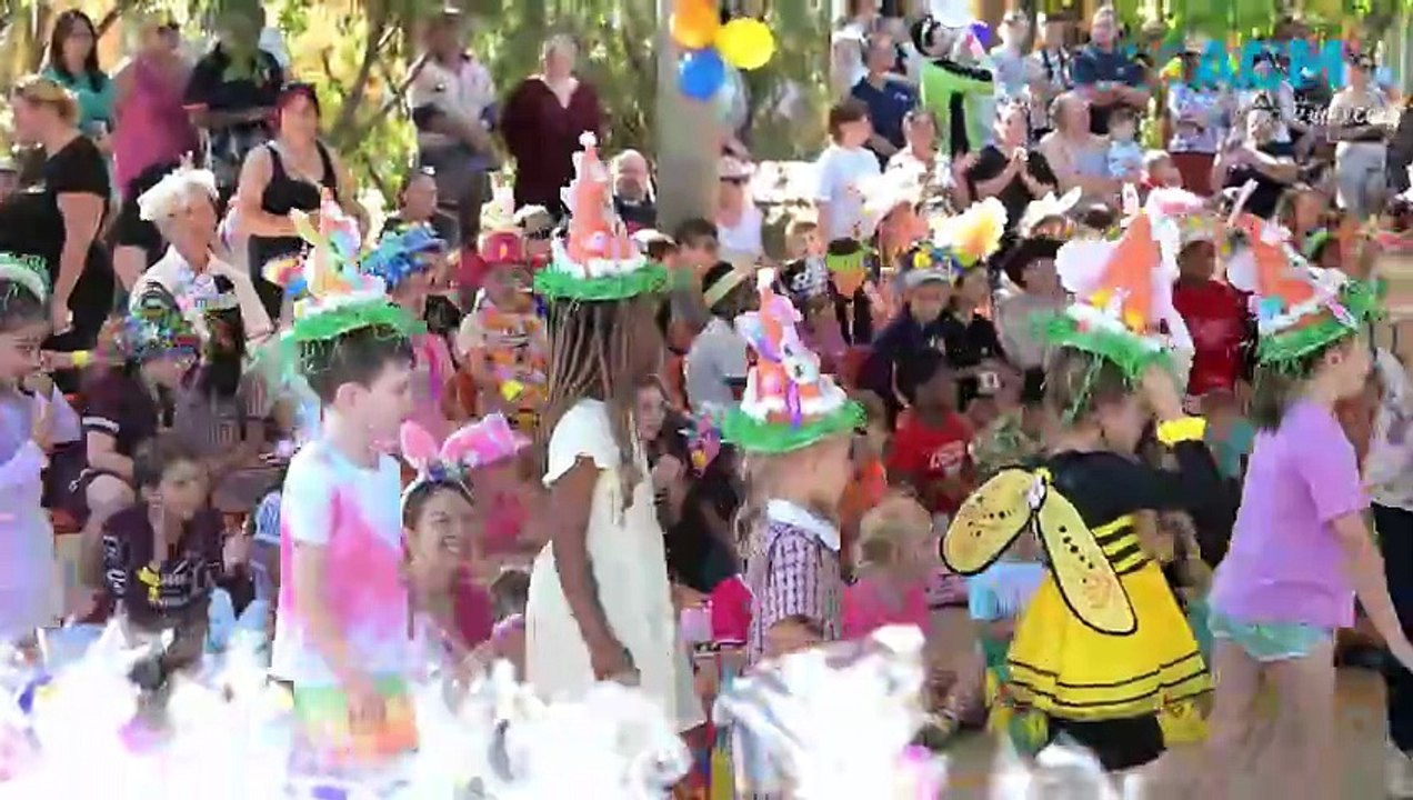 Oxley Vale public school Easter hat parade