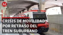 El contraste del Tren Suburbano: estaciones incompletas y vecinos atrapados en el caos vial