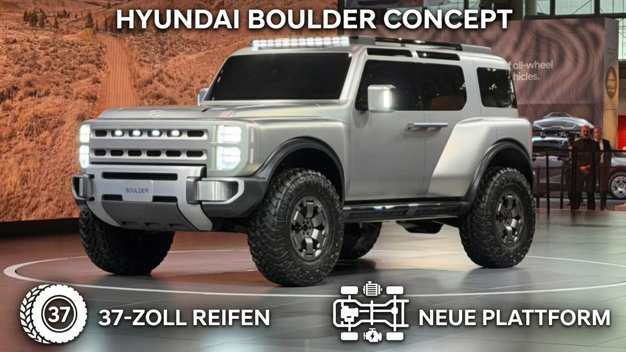 Hyundai Boulder Concept gibt Ausblick auf neuen Midsize-Truck