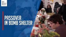 Israelis celebrate Passover in Tel Aviv bomb shelter