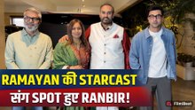 Ranbir Kapoor हुए मुंबई में Spot, Ramayan की StarCast संग दिए ऐसे Pose, Video Viral! |FilmiBeat