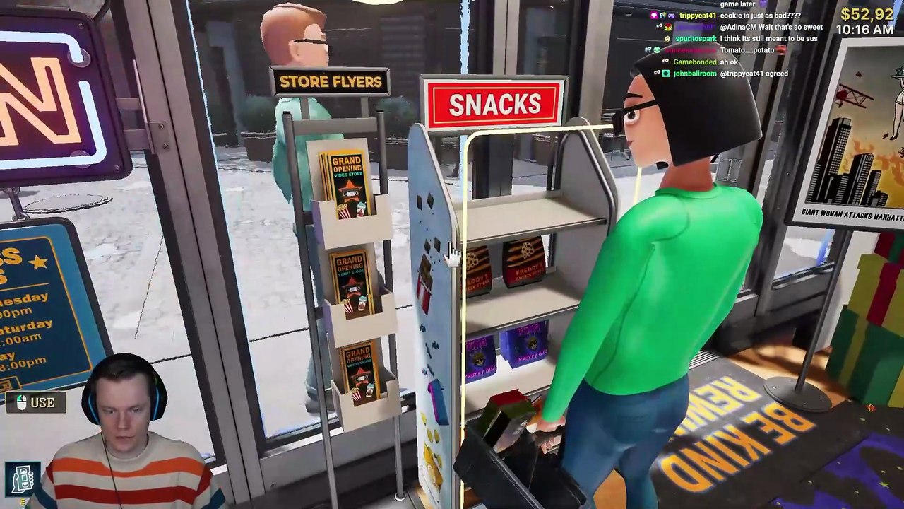 Retro Rewind Video Store Simulator #377: "Huge Man Snacks!"