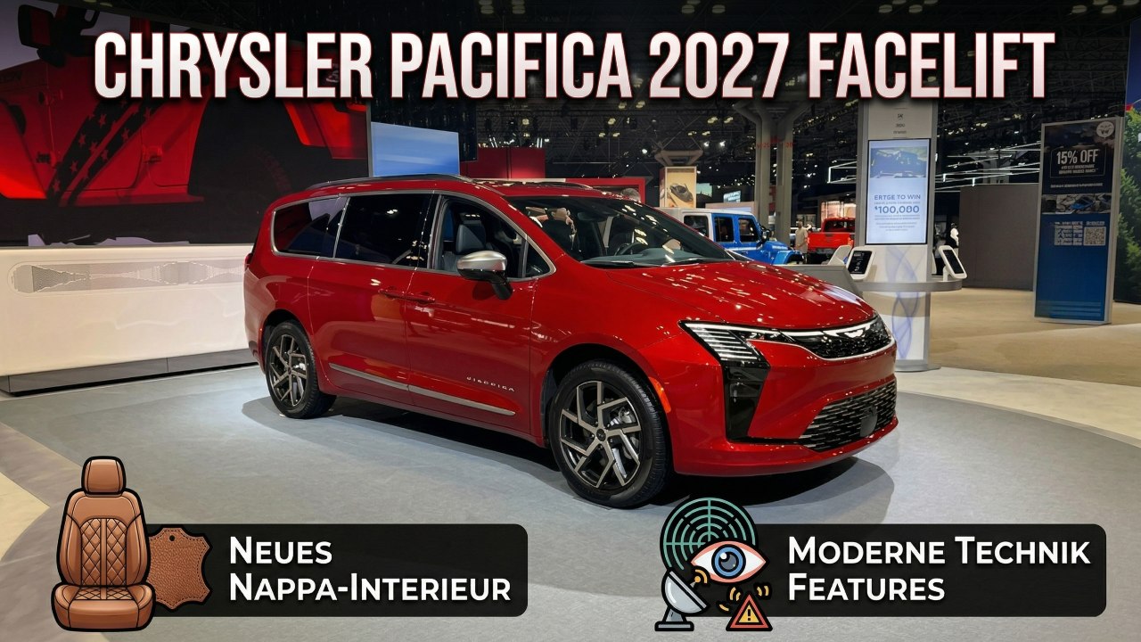 2027 Chrysler Pacifica: Alle Infos zum überarbeiteten Minivan