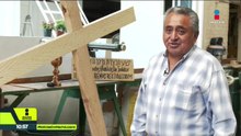 Esta es la cruz que cargará el actor que interpretará a Jesús en Iztapalapa