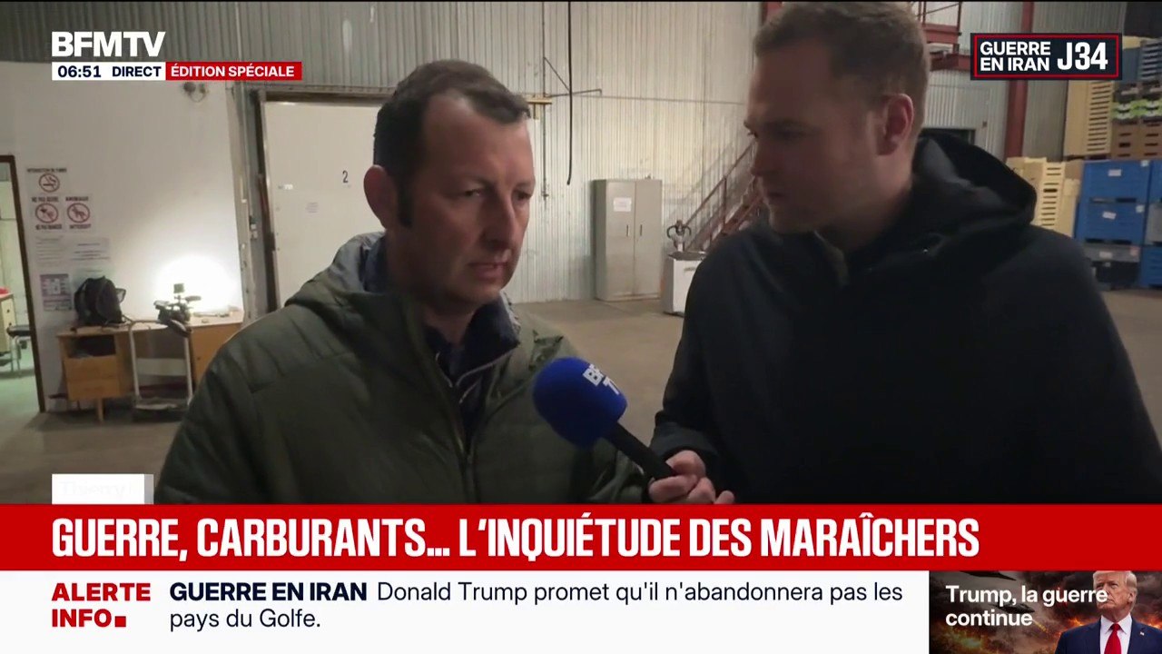 Guerre au Moyen-Orient, carburants... L'inquiétude des maraîchers