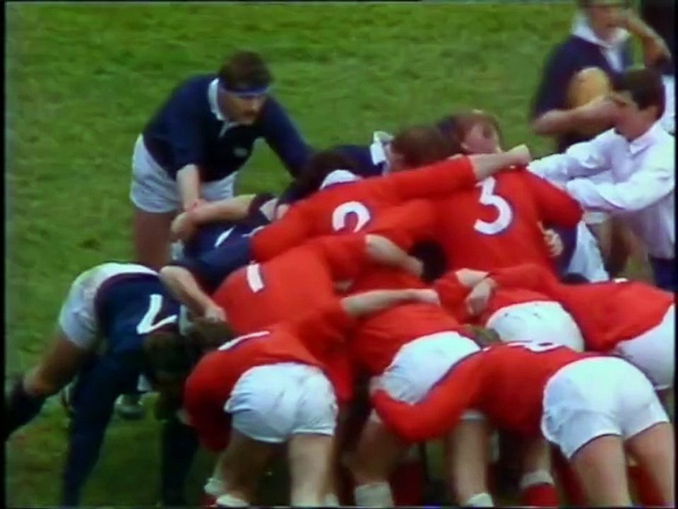 Programme De Rugby France – Pays De Galles – Tournoi Des Cinq Nations 1985 – Original