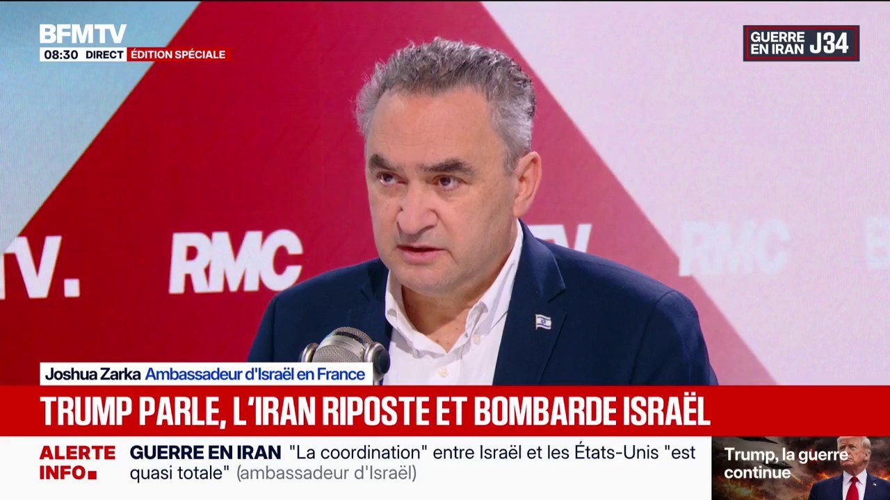 Guerre au Moyen-Orient: l'ambassadeur d'Israël en France estime "la fin des cibles militaires et nucléaires iraniennes dans deux à trois semaines"