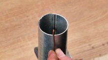 How to secure a bearing in a larger diameter pipe