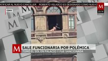 Despiden a Florencia Franco por tomar el sol en Palacio Nacional | Paola Barquet, 1 de abril de 2026