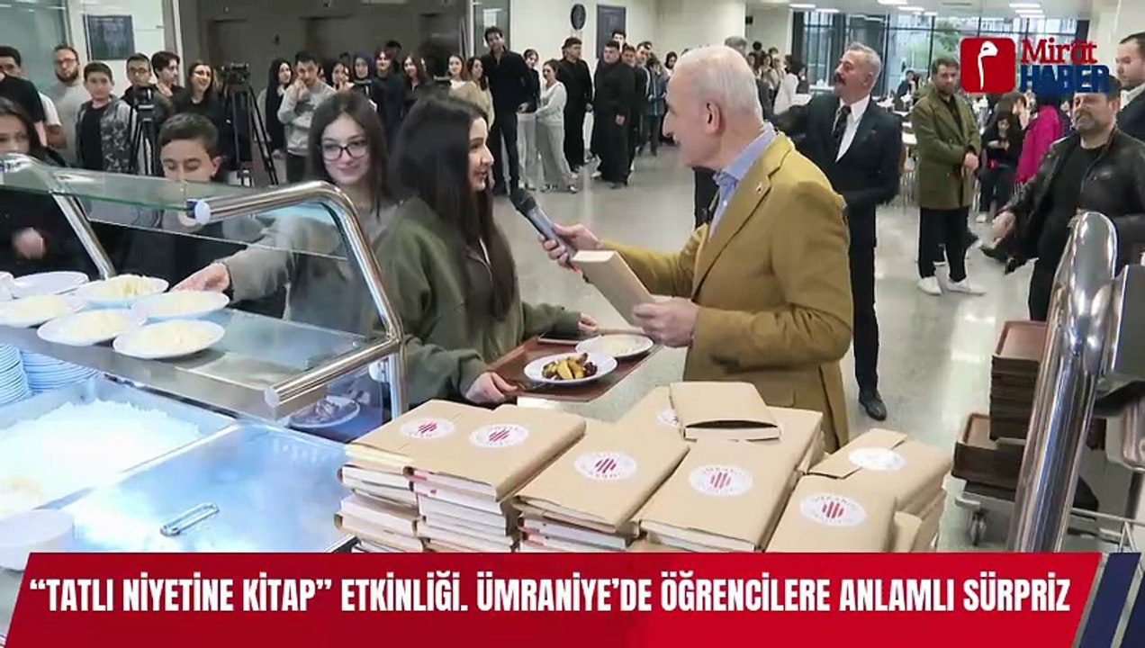 “Tatlı Niyetine Kitap” Etkinliği. Ümraniye’de Öğrencilere Anlamlı Sürpriz
