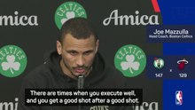 Mazzulla praises Celtics' execution after mammoth first-quarter
