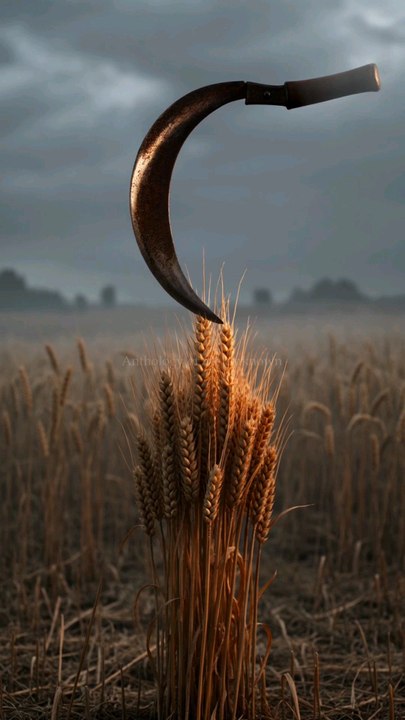 The Corn Spirit Last Sheaf A haunting harvest legend where farmers must capture a fleeing spirit in the final sheaf or risk ruin for the coming year.AI generated content