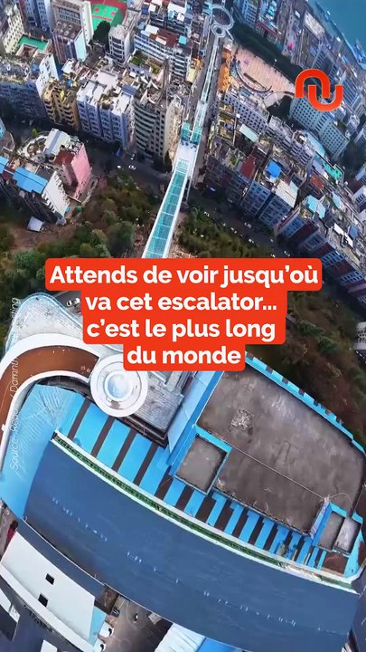 Voici le plus long escalator extérieur au monde !