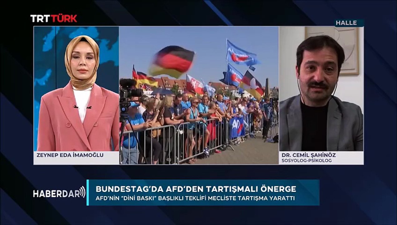 Alman meclisinde 'Selamun Aleykum' ve İslamofobi tartışması (TRT Türk, Haberdar, 01.04.2026)