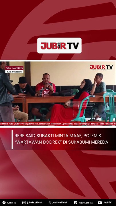 Rere Said Subakti Minta Maaf, Polemik “Wartawan Bodrex” di Sukabumi Mereda