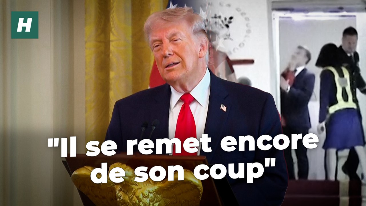 Donald Trump raille encore Emmanuel Macron, « extrêmement mal traité par sa femme »