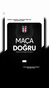 Maç Duyurusu - Beşiktaş v Eczacıbaşı - Yıldız Kızlar Süper Ligi Final Grubu 7. Hafta