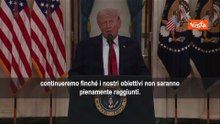 Trump: Riporteremo l'Iran all'età della pietra