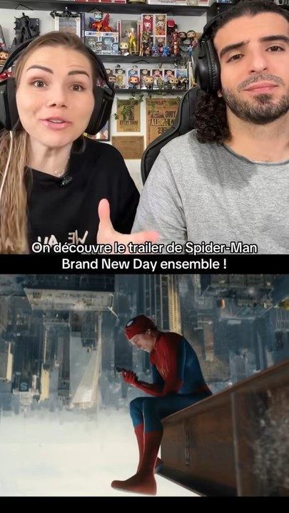React au trailer de Spiderman Brand New Day