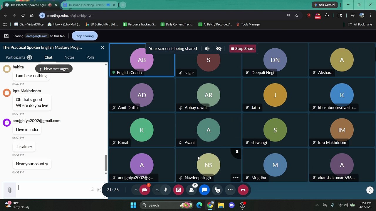 Class 13 - Descriptive Speaking Practice: Express Your Ideas with Clarity and Confidence