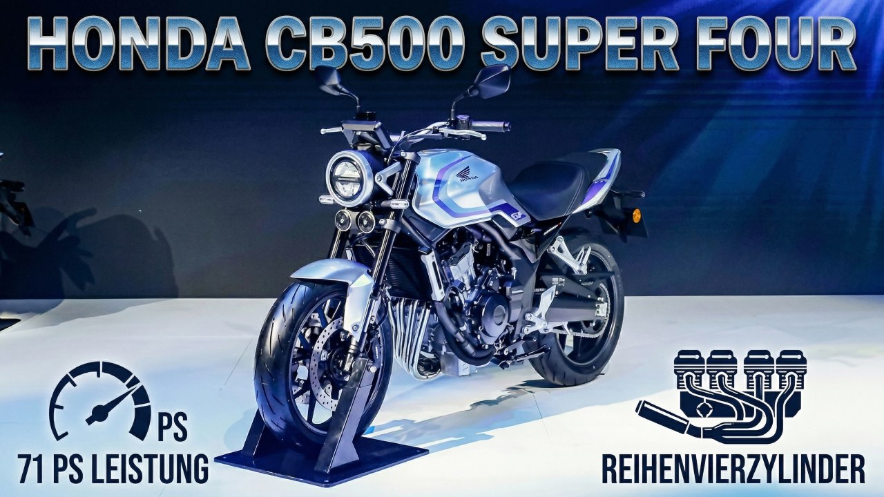 2026 Honda CB500 Super Four bringt Vierzylinder-Feeling zurück