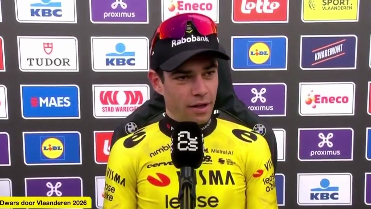 À Travers la Flandre 2026 - Wout van Aert : "J'ai tout essayé et à la fin j'étais épuisé"