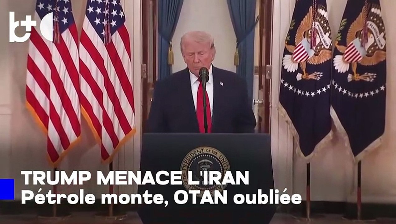 Trump: «On ramènera l'Iran à l'âge de pierre» ! Le pétrole monte, il «oublie» l'OTAN!