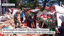 Terremoto de magnitud 7,6 en Indonesia provoca la muerte de una persona