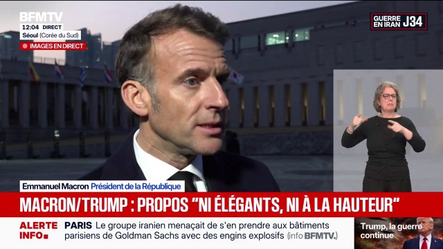 Guerre au Moyen-Orient: libérer le détroit d'Ormuz par la force est irréaliste selon Emmanuel Macron