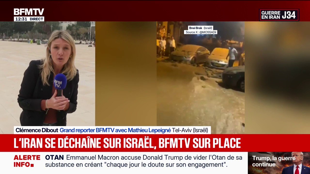 Guerre au Moyen-Orient: une canalisation explose suite à une frappe iranienne sur Tel-Aviv, un quartier inondé