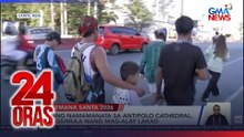 Ilang namamanata sa Antipolo Cathedral, nagsimula nang mag-alay lakad | 24 Oras