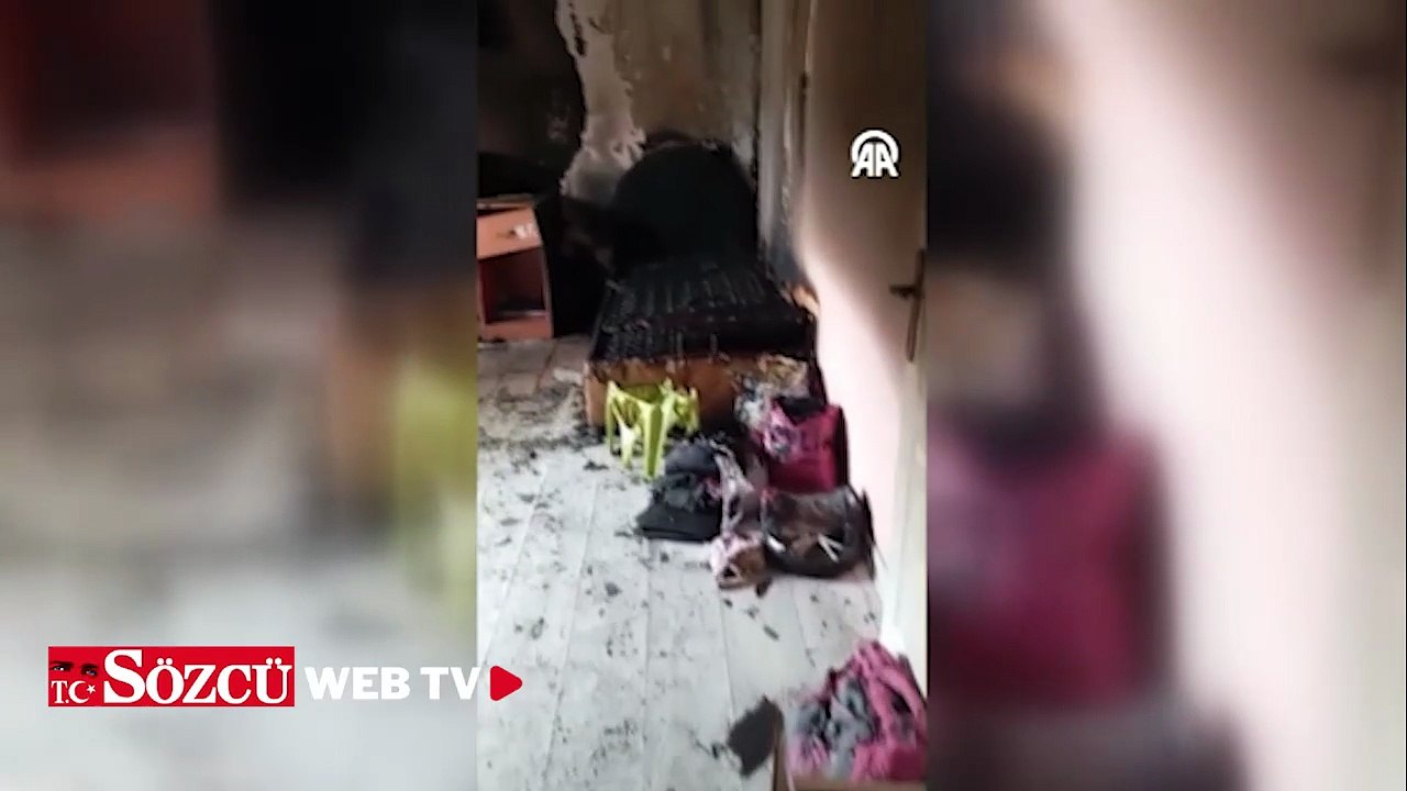 Nevşehir'de yıldırım isabet eden evde çıkan yangın söndürüldü