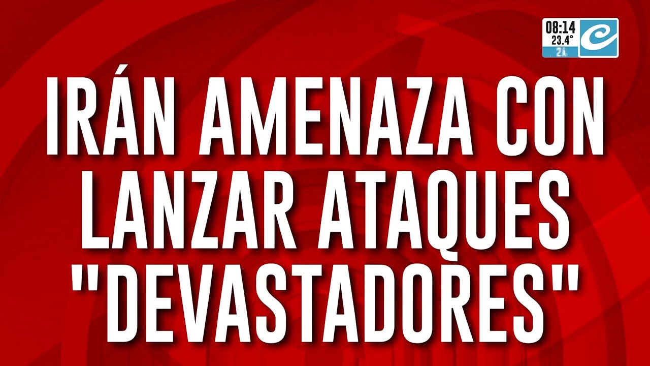 Tensión en Medio Oriente: Irán amenaza con llevar a cabo ataques devastadores
