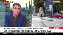 YPF estabiliza los precios por 45