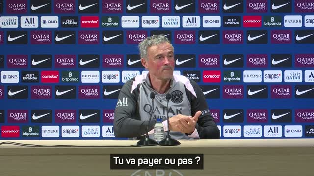 PSG - Luis Enrique chambre un journaliste en retard pour la conférence de presse