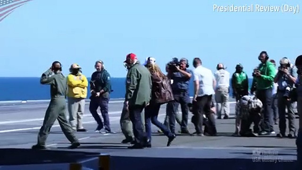 President Trump Reviews U.S. Navy Sea Power: “Titans of the Sea” 250th Anniversary Fleet Review