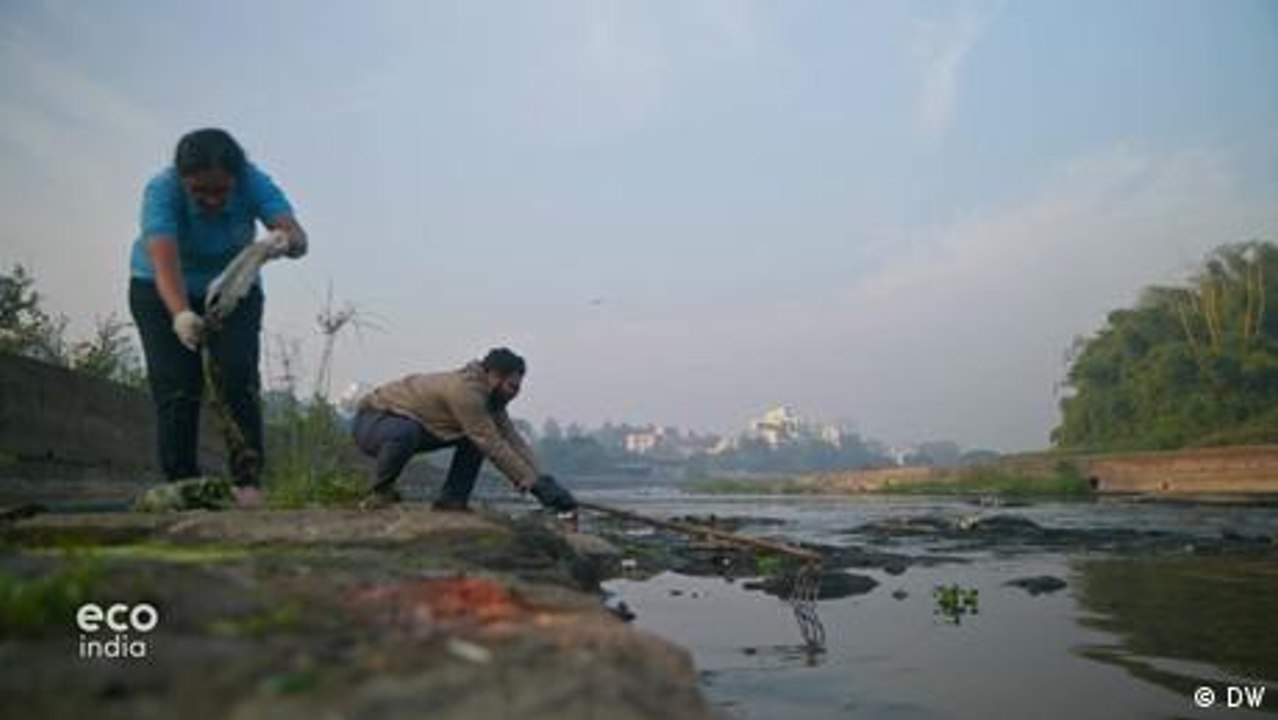 Indien: Punes Flüsse sind verdreckt  - Bürger machen sauber