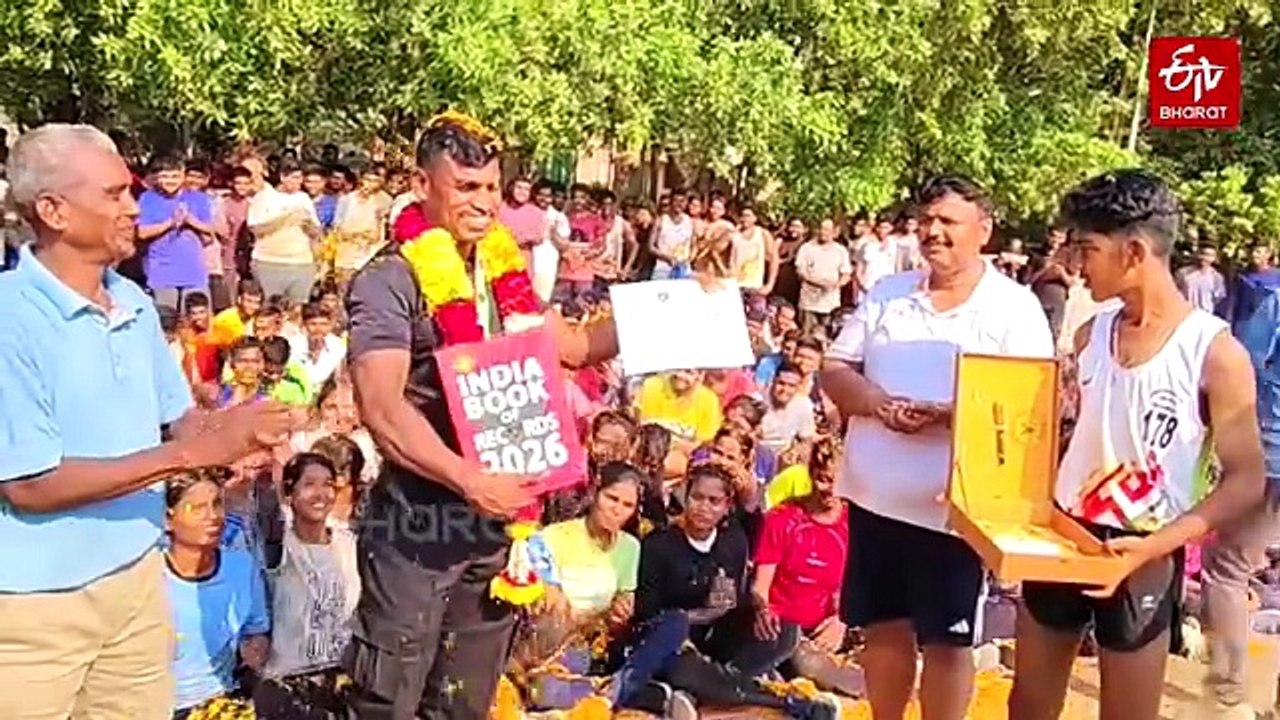 Odisha’s Simanchal Barik Pulls Two Auto Rickshaws With Head, Enters India Book Of Records