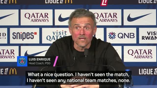 Enrique refuses to be drawn on alleged Spanish racism