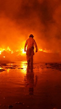 California ordena evacuaciones ante un fuego de primavera que ha arrasado 4.000 hectáreas