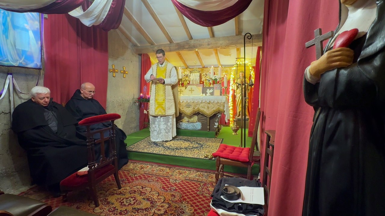 Remise du scapulaire bénédictin à Frère Adrien — Fitilieu cérémonie complète du 8 décembre 2025