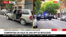 Tiroteo en Almagro: una policía baleó a tres hombres con los que compartía viaje en un auto de aplicación