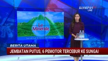 Jembatan Putus di Sukabumi, 6 Pemotor Tercebur ke Sungai saat Melintas | BERUT